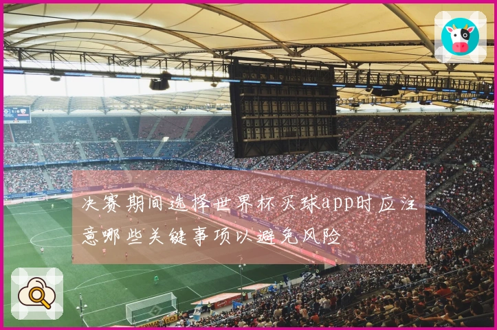 决赛期间选择世界杯买球app时应注意哪些关键事项以避免风险